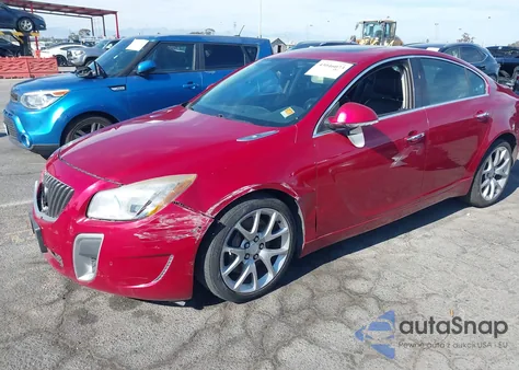 2012 Buick Regal Gs from USA, damaged, VIN 2G4GV5GV1C9213334
